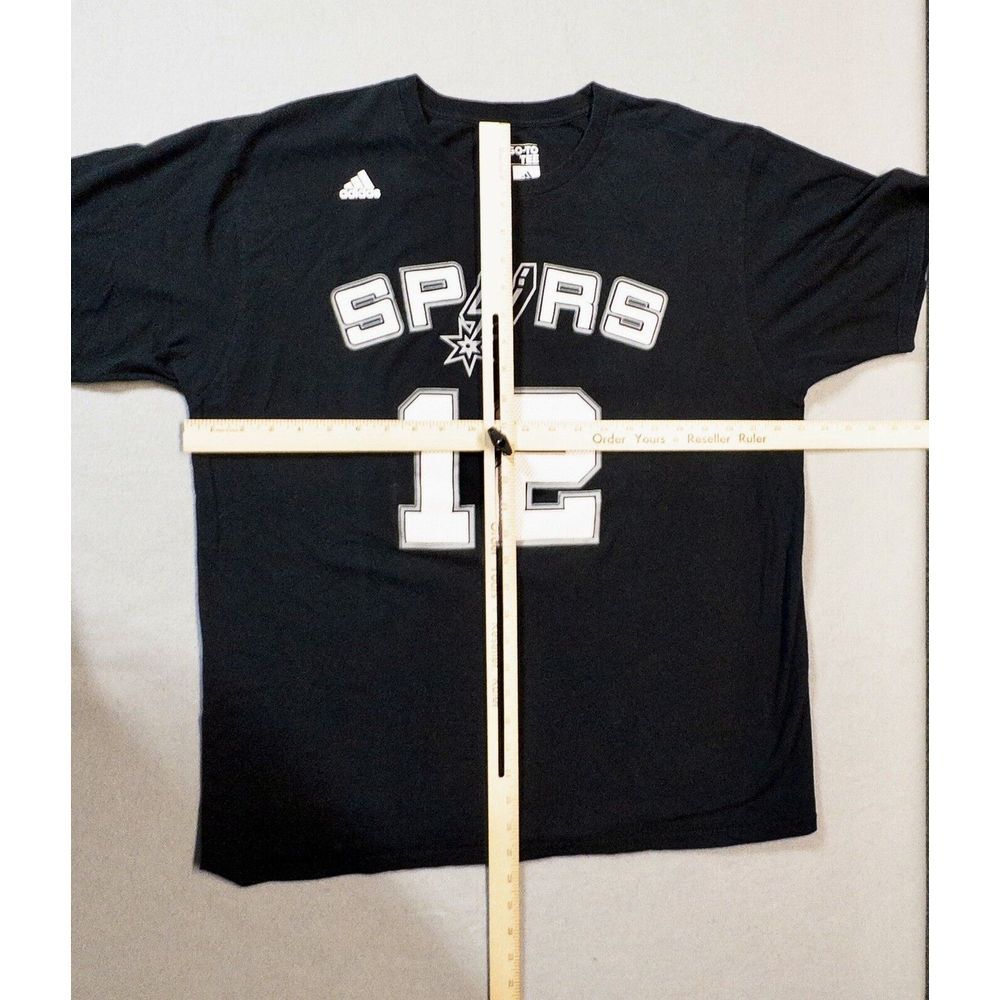 Adidas Go To T-shirt San Antonio‎ Spurs Aldridge #12 Mens XL - Picture 3 of 7